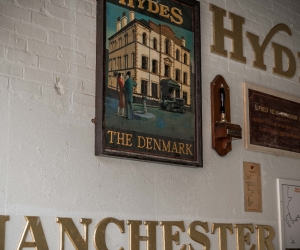 Hydes brewery signage